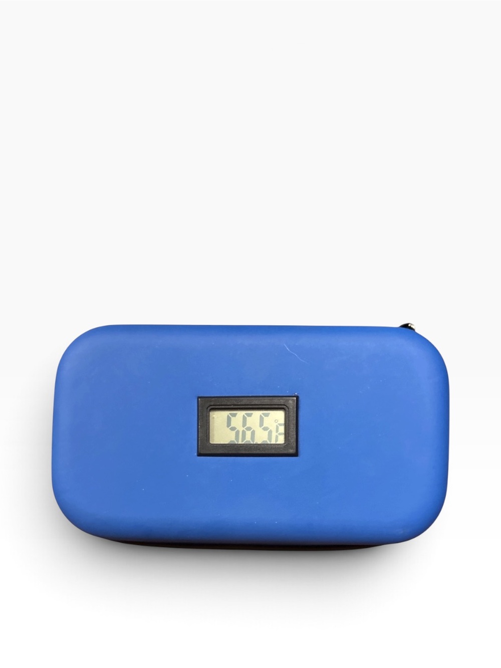 Compact Blue Digital Travel Case with LCD Display